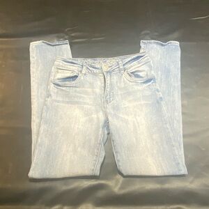 Chelsea size 3 Vintage St. high-rise light wash jeans stretch